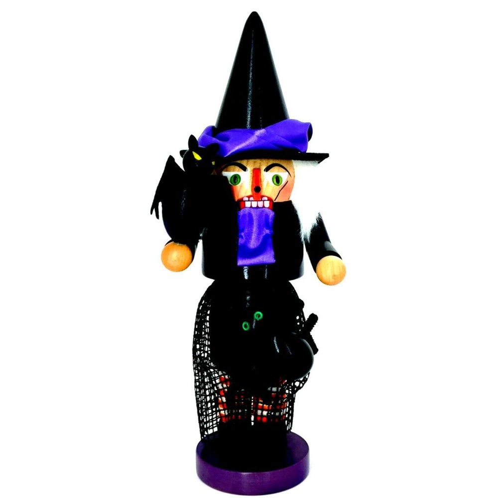 Nutcracker WITCH Bat Spider 15" RARE STEINBACH